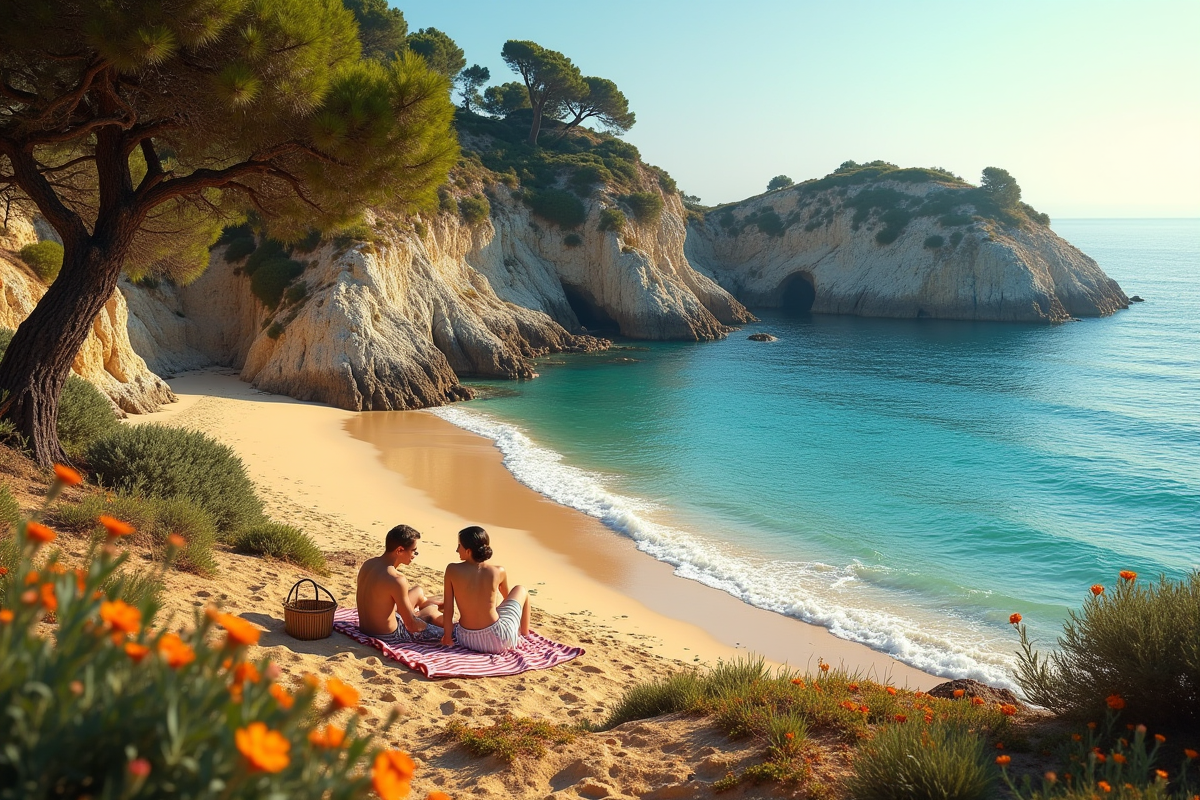 plage méditerrané